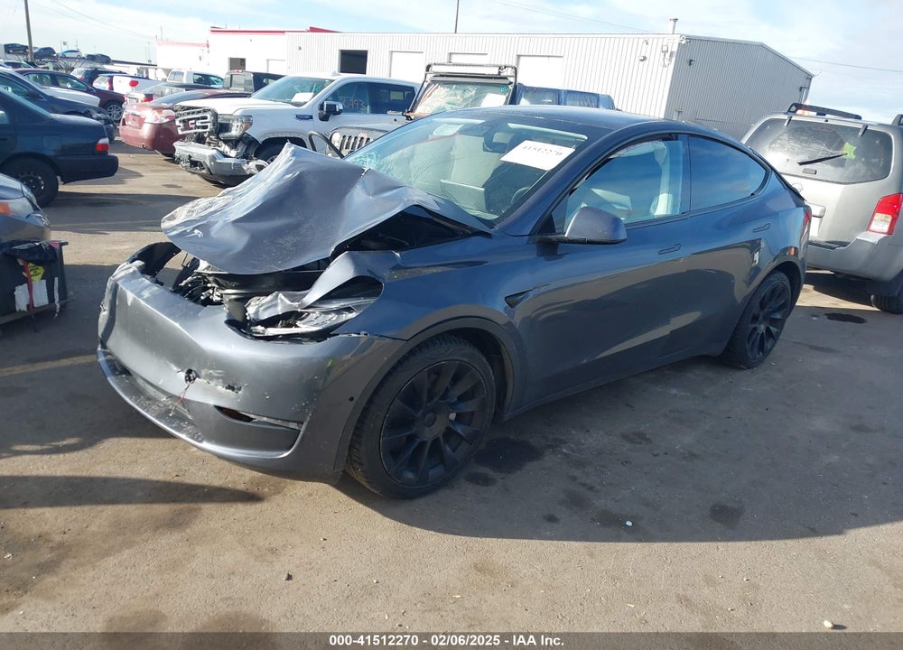 2020 TESLA MODEL Y LONG RANGE DUAL MOTOR ALL-WHEEL DRIVE VIN: 5YJYGDEE9LF010929