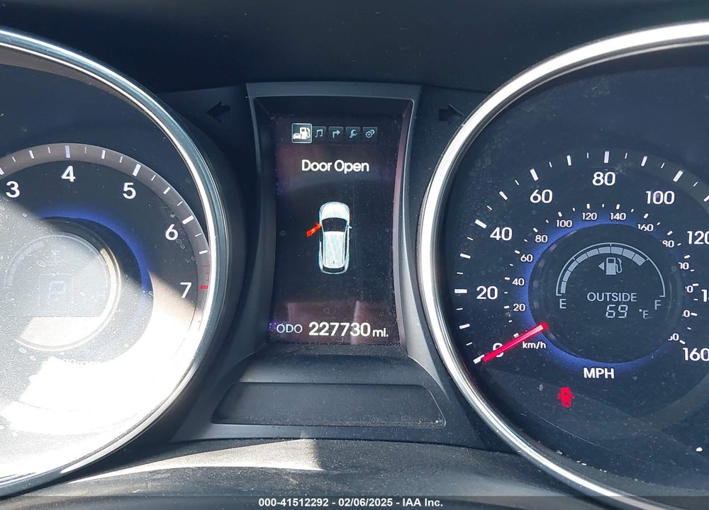 2013 HYUNDAI SANTA FE SPORT 2.0T VIN: 5XYZW3LA5DG072680