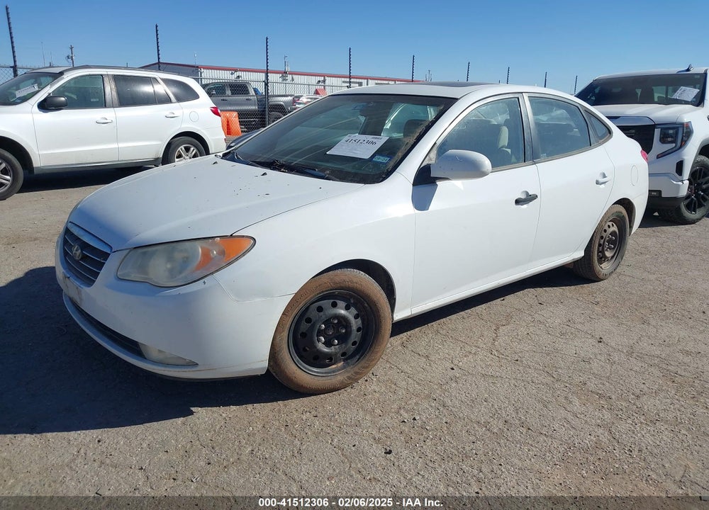 2008 HYUNDAI ELANTRA GLS/SE VIN: KMHDU46D78U447688