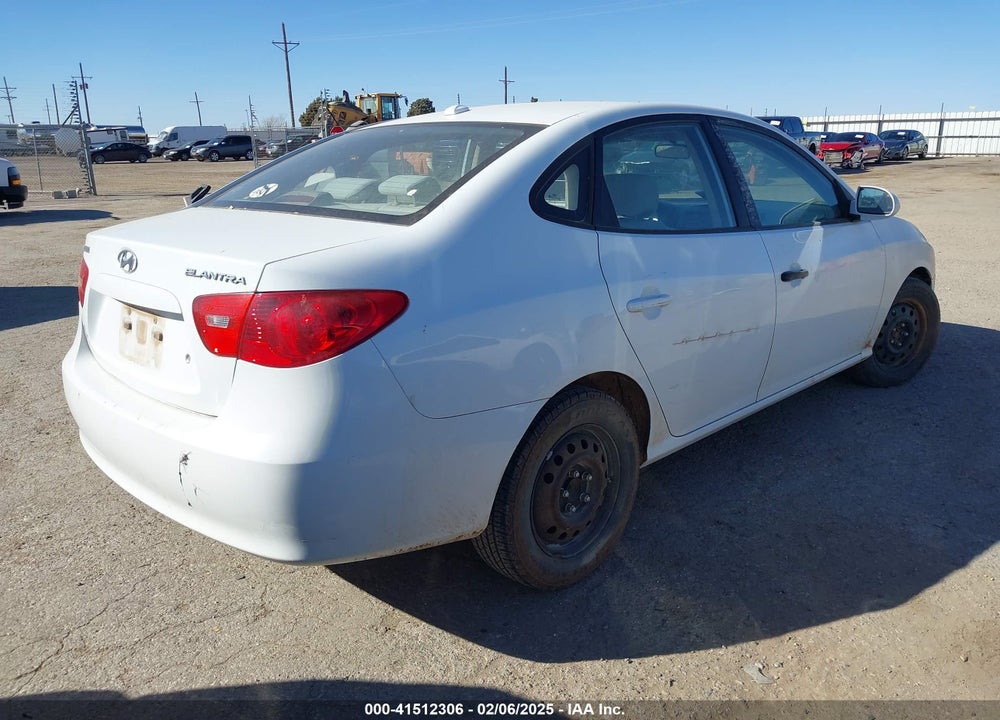 2008 HYUNDAI ELANTRA GLS/SE VIN: KMHDU46D78U447688