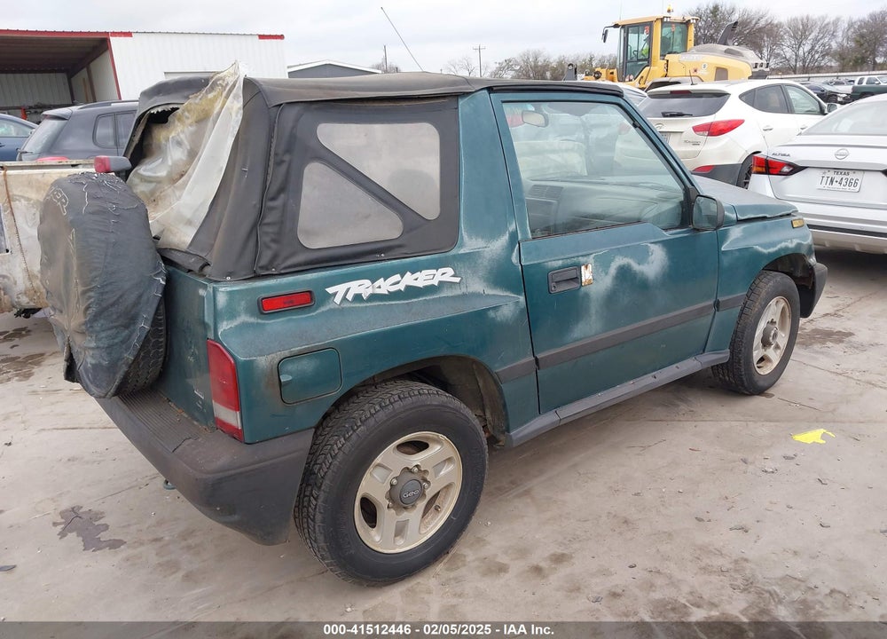 1997 GEO TRACKER SOFTTOP VIN: 2CNBJ1864V6904934