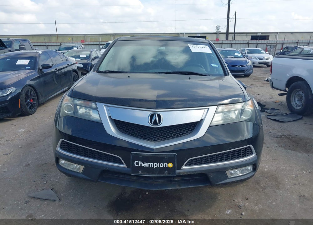 2011 ACURA MDX VIN: 2HNYD2H26BH540874