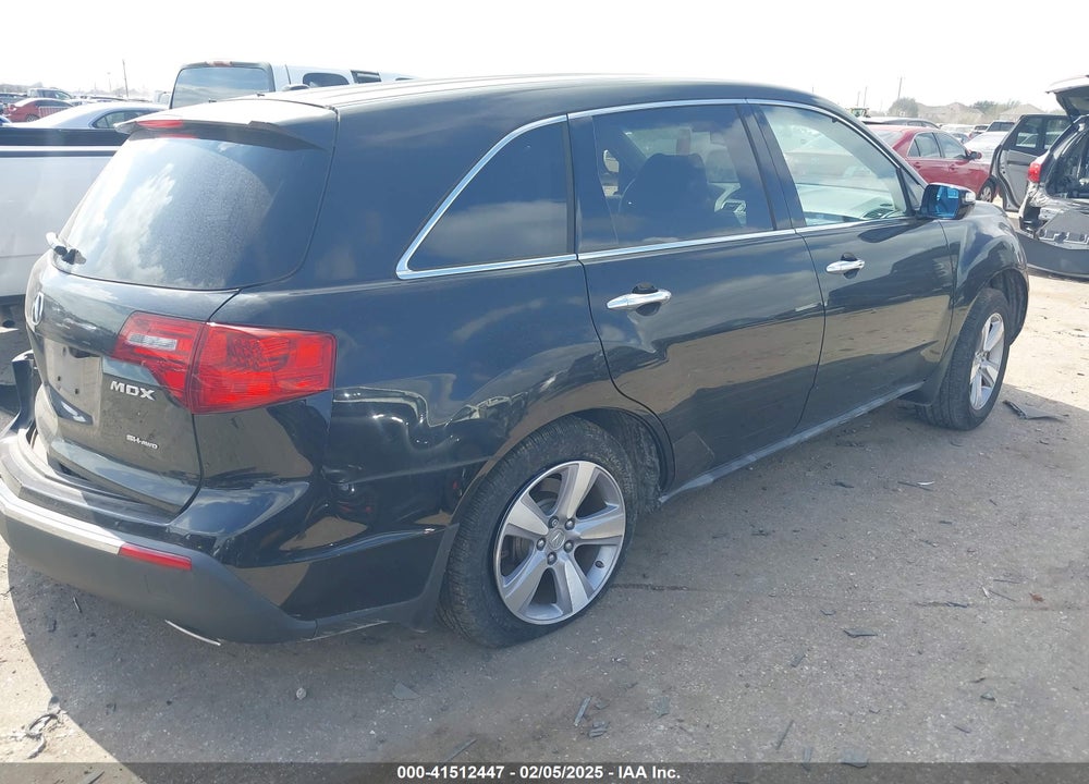 2011 ACURA MDX VIN: 2HNYD2H26BH540874