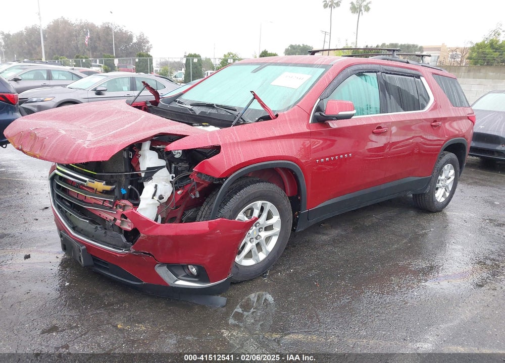 2021 CHEVROLET TRAVERSE FWD LT CLOTH VIN: 1GNERGKW9MJ141470