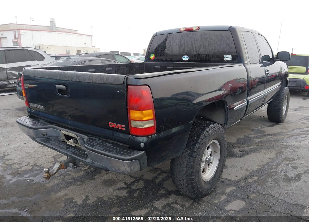2002 GMC SIERRA 1500 SLE VIN: 1GTEC19V32Z256472