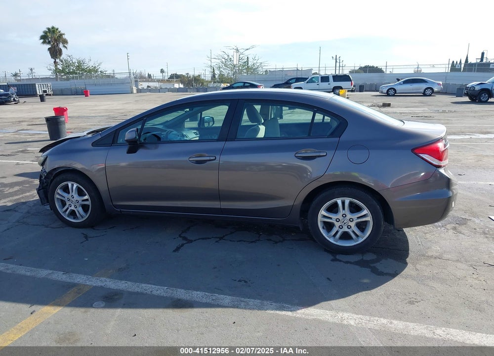 2013 HONDA CIVIC LX VIN: 2HGFB2F57DH500596