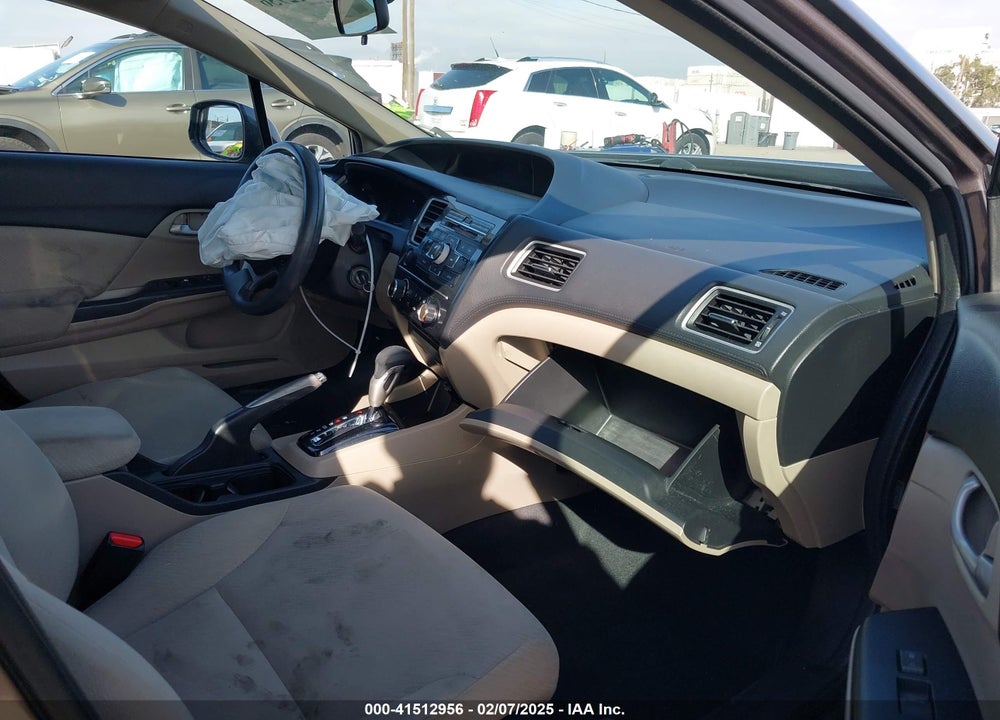 2013 HONDA CIVIC LX VIN: 2HGFB2F57DH500596
