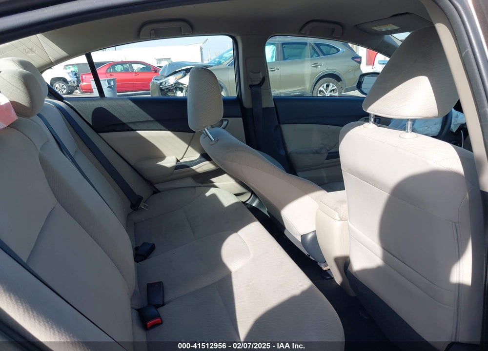 2013 HONDA CIVIC LX VIN: 2HGFB2F57DH500596