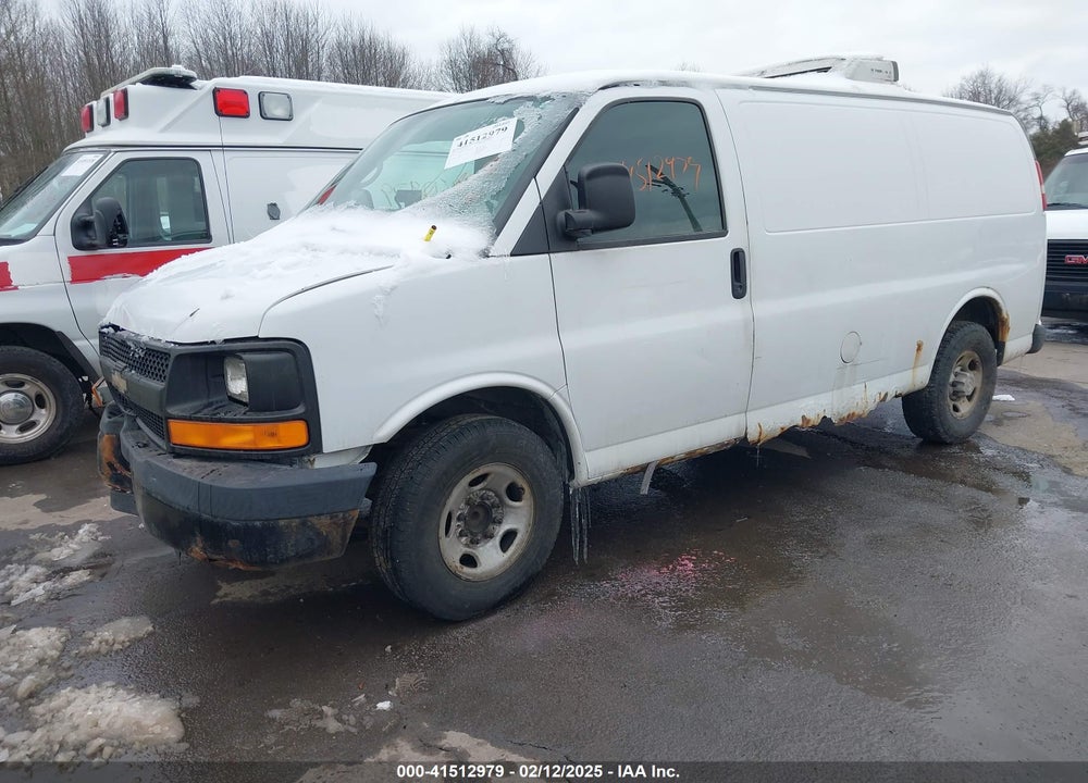 2008 CHEVROLET EXPRESS WORK VAN VIN: 1GCGG25C981183770