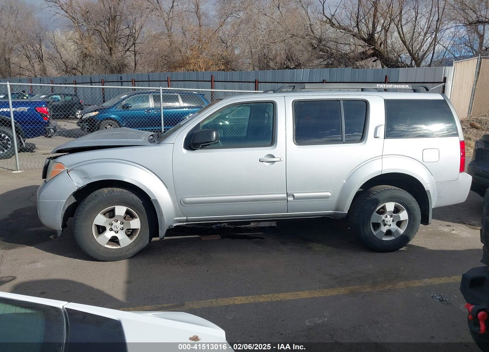 2007 NISSAN PATHFINDER S VIN: 5N1AR18WX7C628127