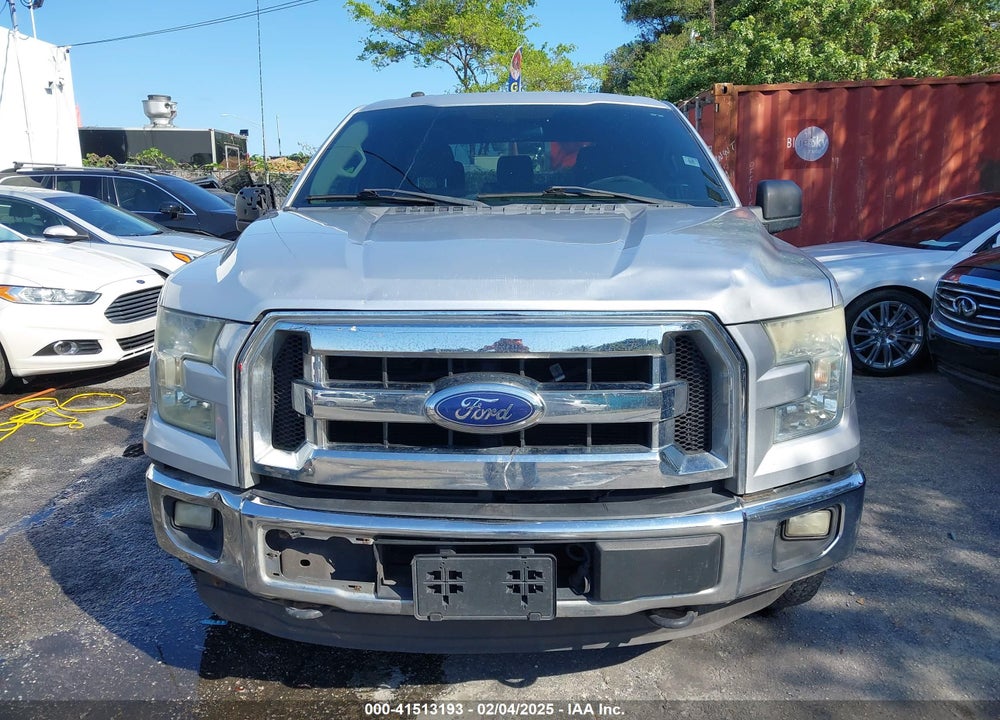 2016 FORD F150 SUPERCREW VIN: 1FTEW1EG9GFA31836
