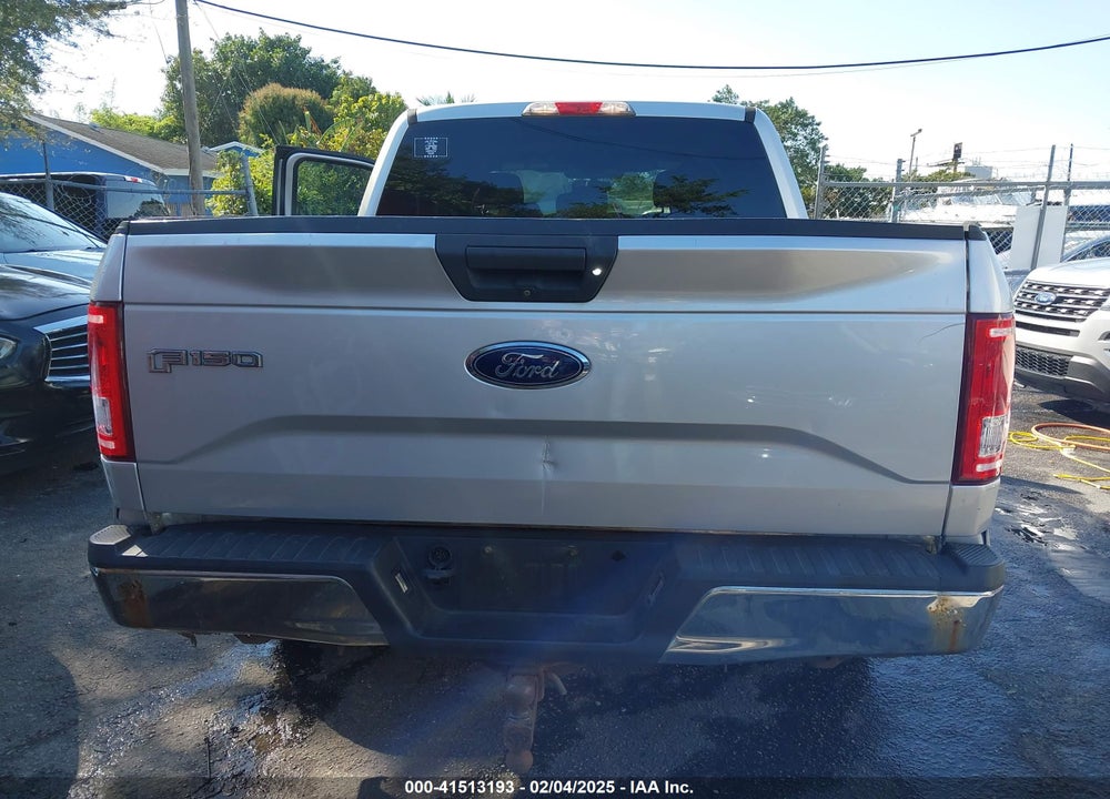 2016 FORD F150 SUPERCREW VIN: 1FTEW1EG9GFA31836