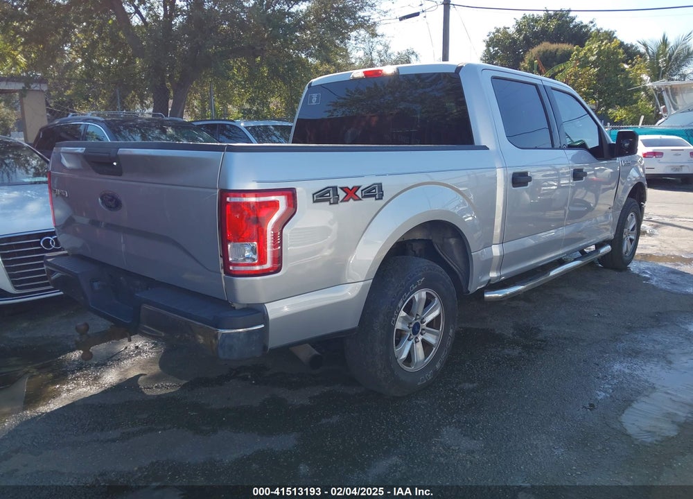 2016 FORD F150 SUPERCREW VIN: 1FTEW1EG9GFA31836
