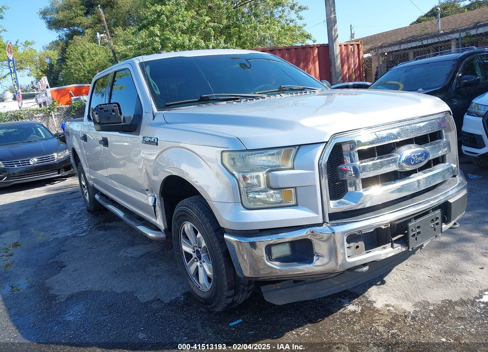 2016 FORD F150 SUPERCREW VIN: 1FTEW1EG9GFA31836