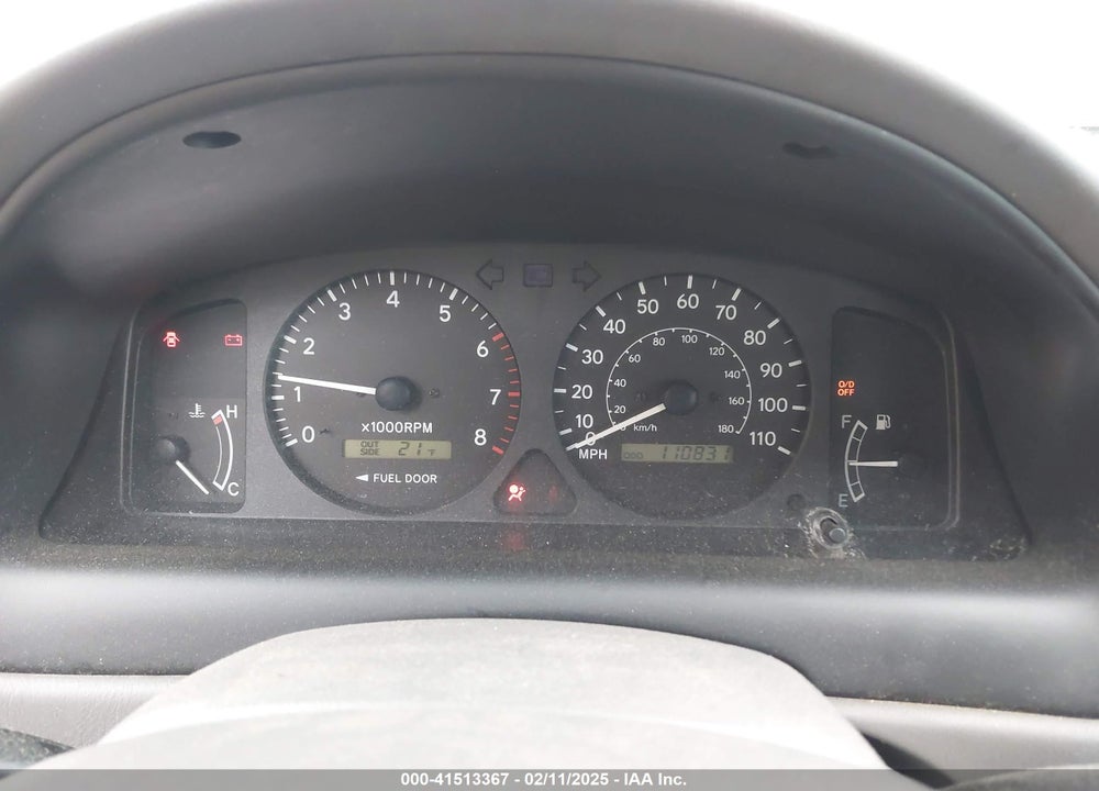 1998 TOYOTA COROLLA LE VIN: 2T1BR18E1WC097969