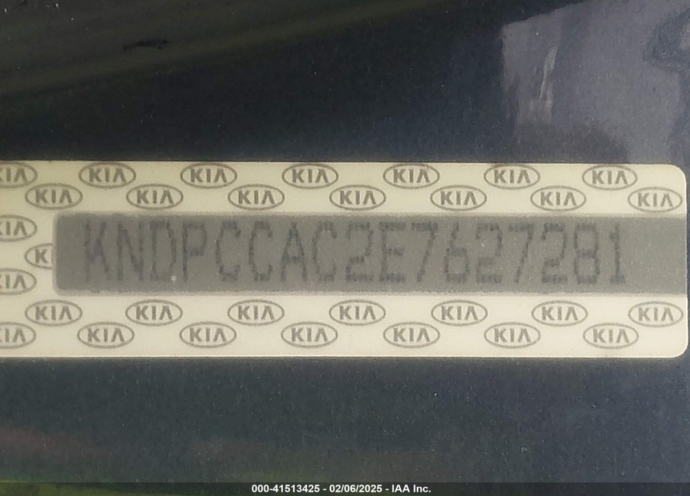 2014 KIA SPORTAGE VIN: KNDPCCAC2E7627281