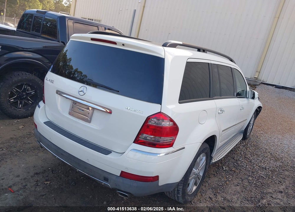 2009 MERCEDES-BENZ GL 450 4MATIC VIN: 4JGBF71E79A478283
