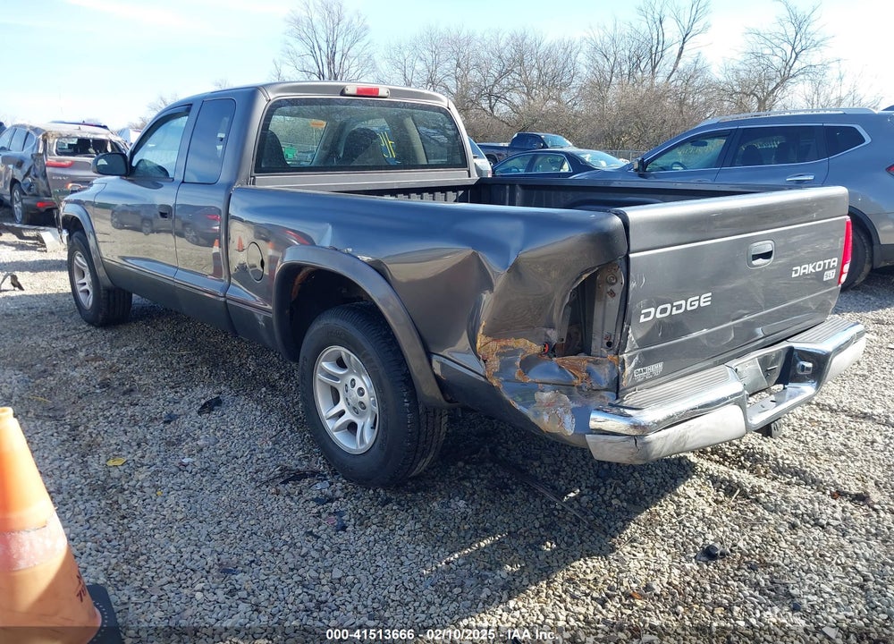 2004 DODGE DAKOTA SLT VIN: 1D7GL42KX4S641717