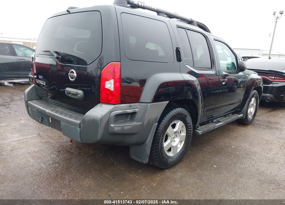 2008 NISSAN XTERRA S VIN: 5N1AN08U98C538442