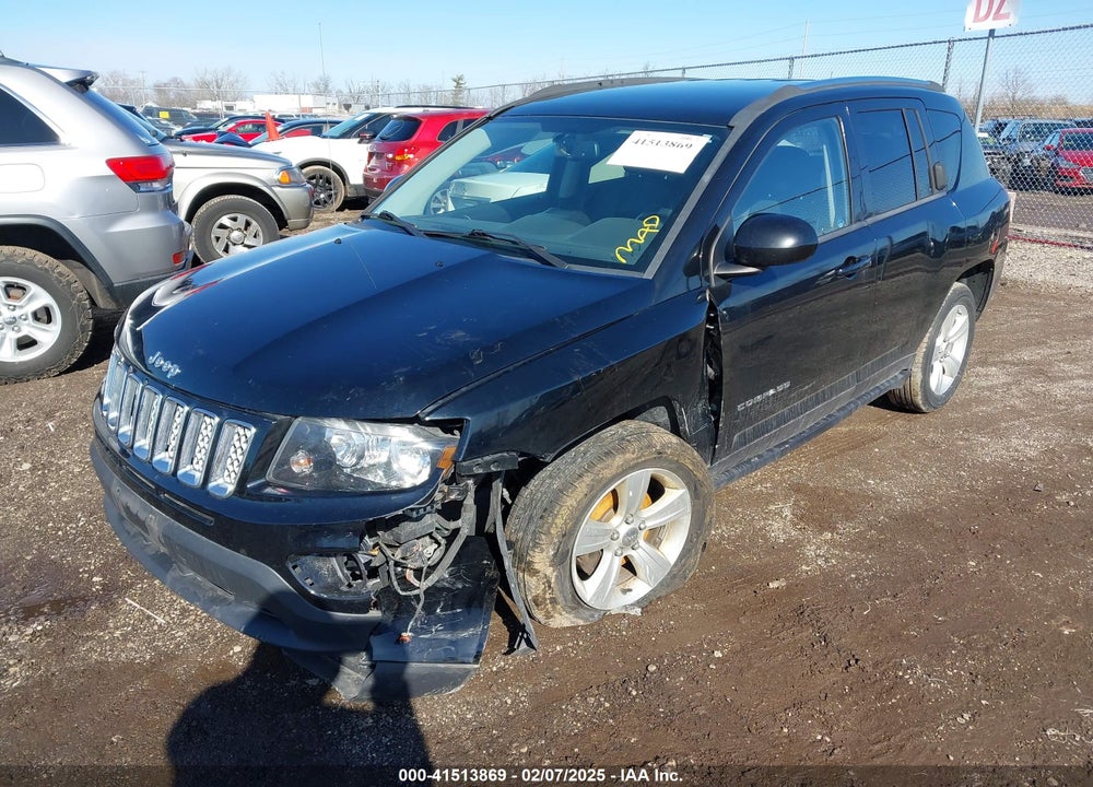 2014 JEEP COMPASS LATITUDE VIN: 1C4NJCEB8ED508876