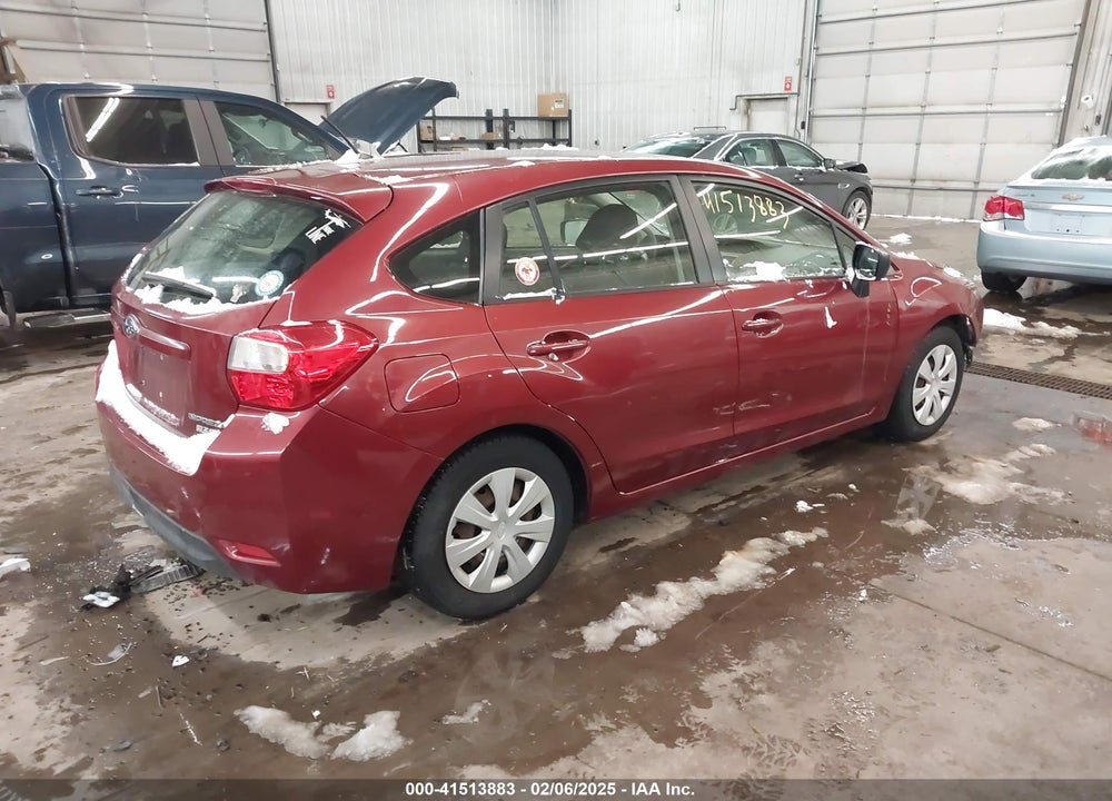 2015 SUBARU IMPREZA VIN: JF1GPAA61F9234631
