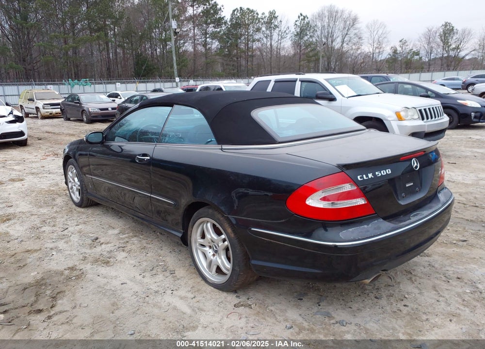 2004 MERCEDES-BENZ CLK 500 VIN: WDBTK75G24T012126