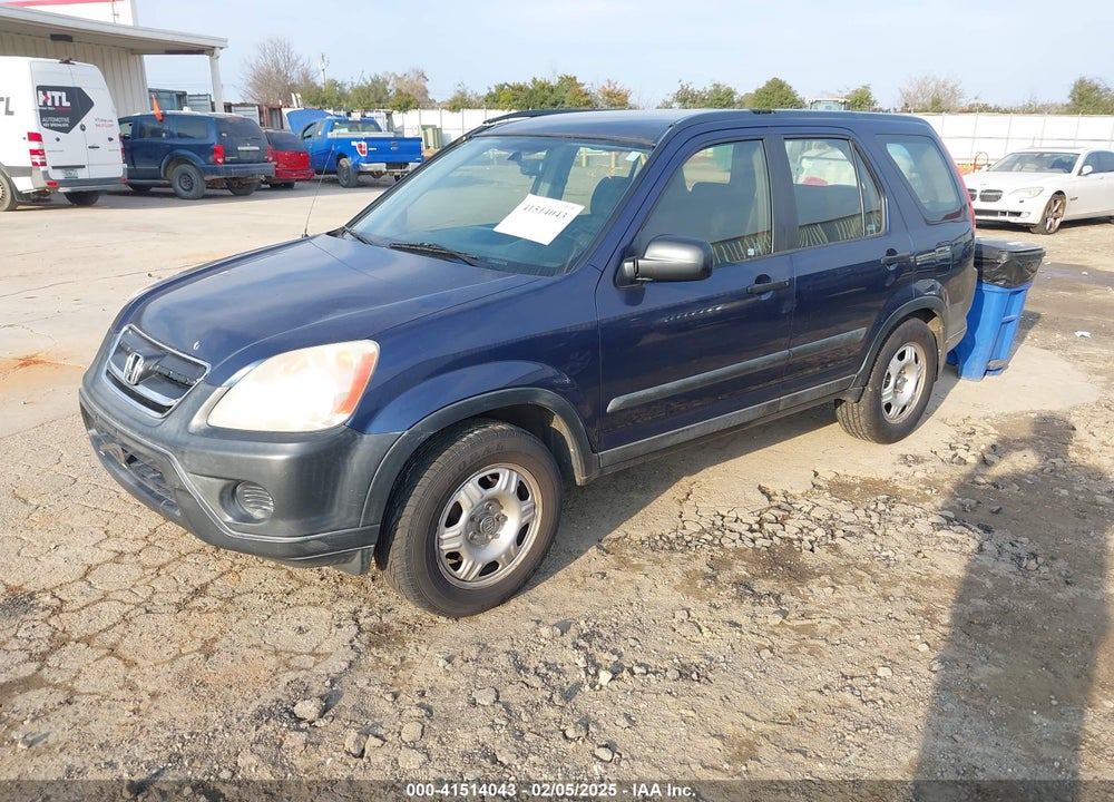 2005 HONDA CR-V LX VIN: SHSRD78565U312362