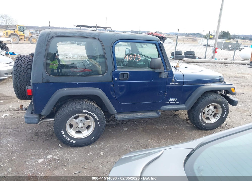 2003 JEEP WRANGLER SPORT VIN: 1J4FA49S33P365524