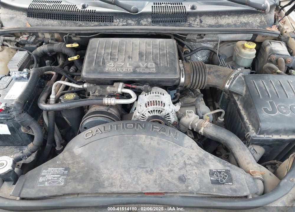 2000 JEEP GRAND CHEROKEE LIMITED VIN: 1J4GW58N6YC397647