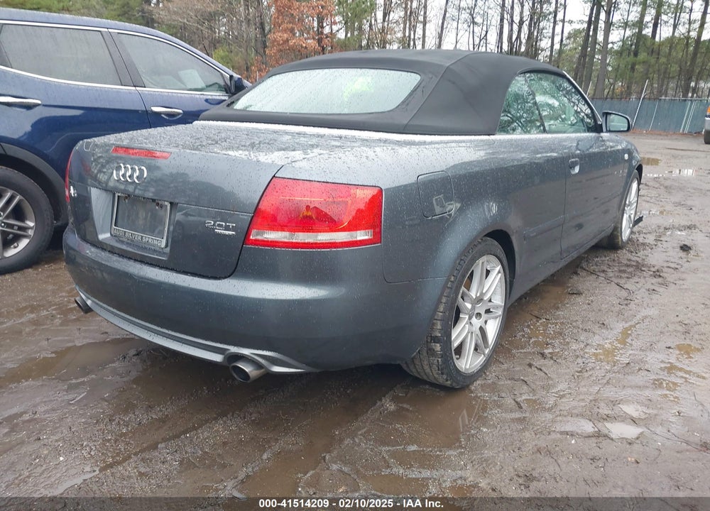 2009 AUDI A4 2.0T SPECIAL EDITION VIN: WAUDF48HX9K008123