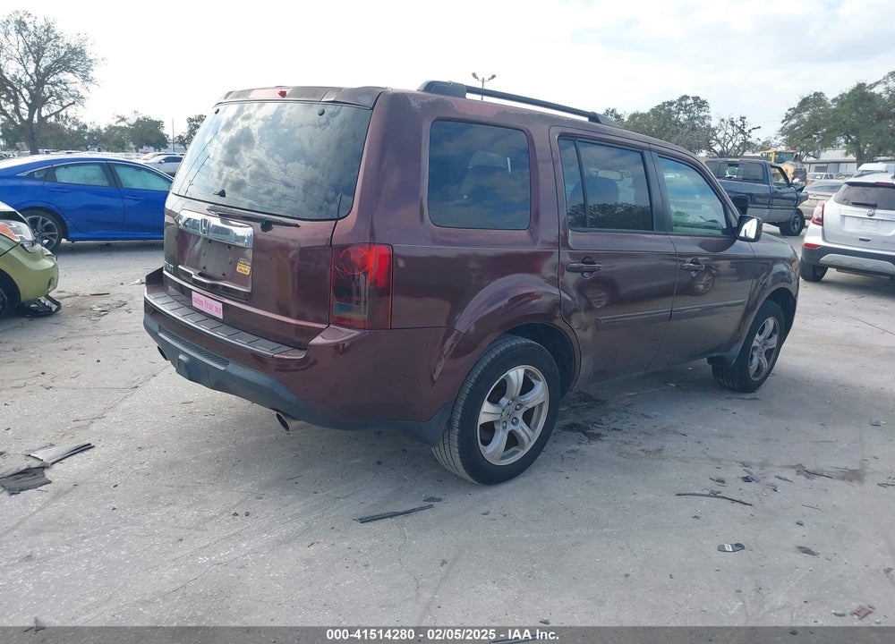 2012 HONDA PILOT EX-L VIN: 5FNYF3H76CB040464