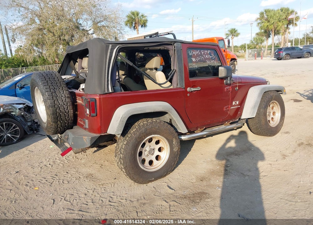2007 JEEP WRANGLER X VIN: 1J4FA241X7L103550