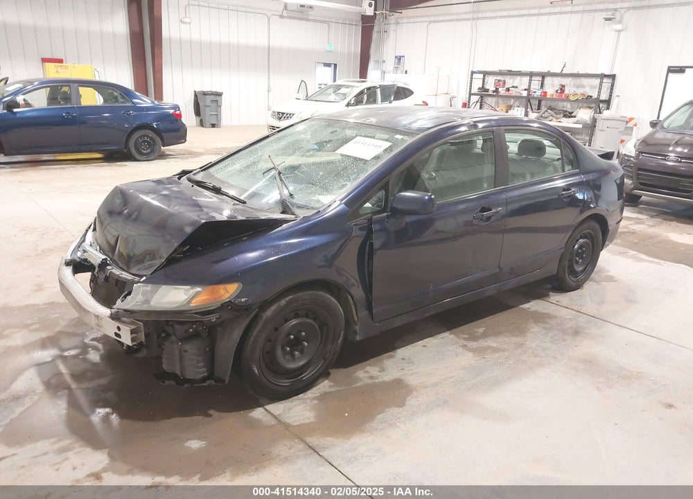 2008 HONDA CIVIC LX VIN: 2HGFA16578H521113