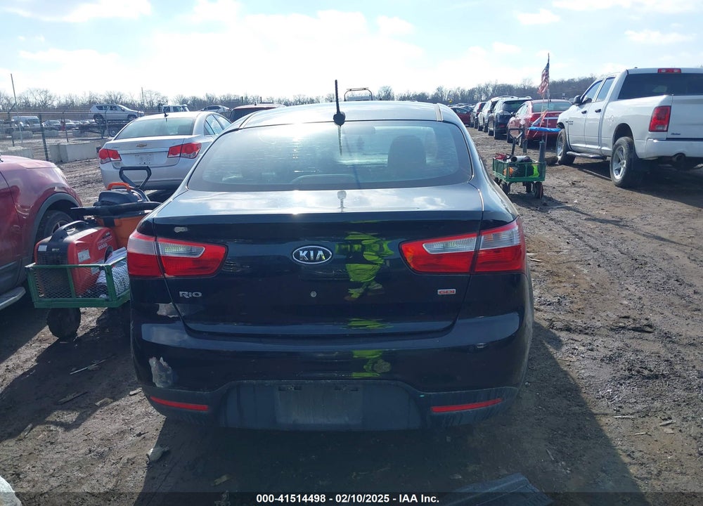 2012 KIA RIO VIN: KNADM4A38C6072312