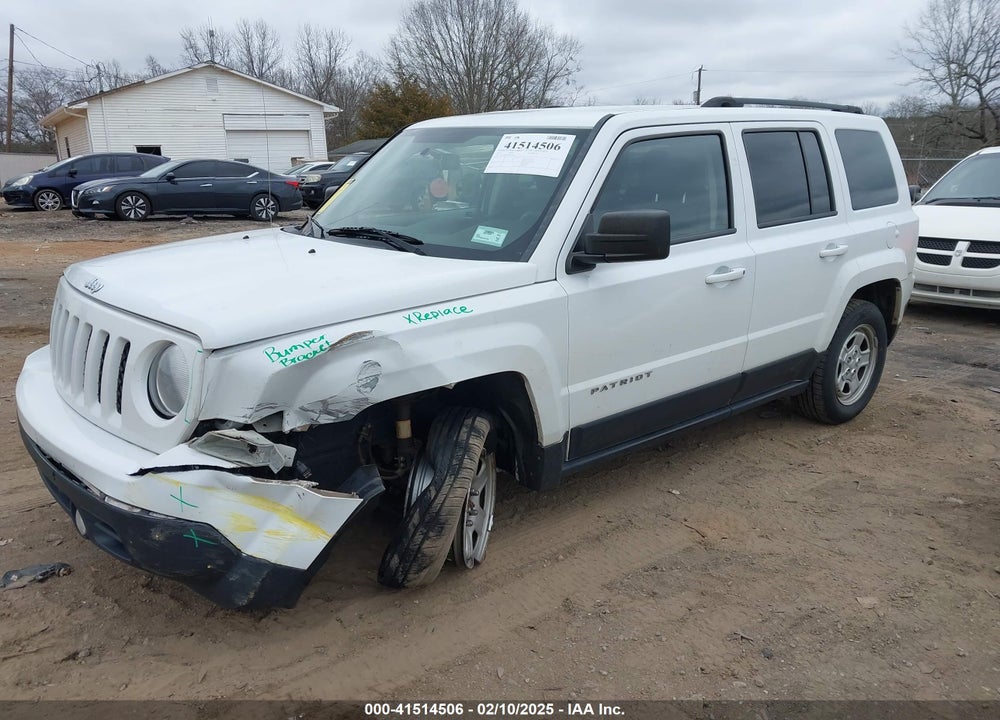 2015 JEEP PATRIOT VIN: 1C4NJRBB6FD231296