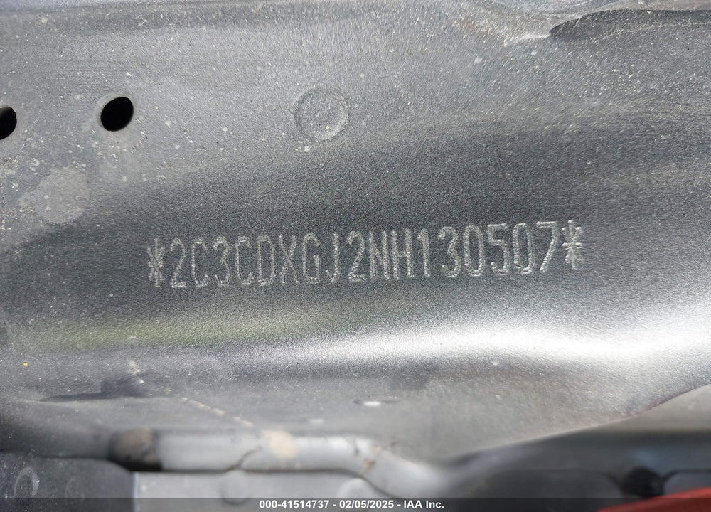 2022 DODGE CHARGER VIN: 2C3CDXGJ2NH130507