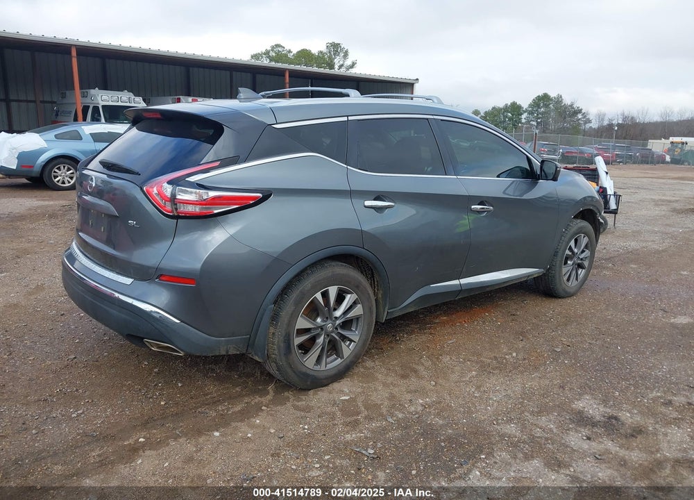 2017 NISSAN MURANO SL VIN: 5N1AZ2MG7HN147097