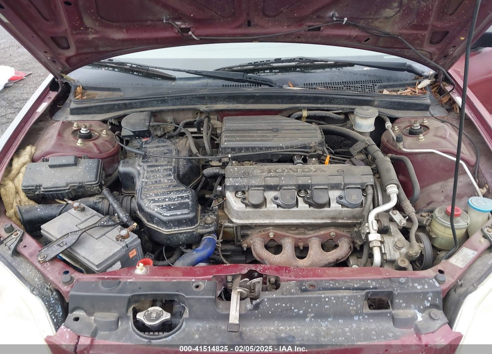 2002 HONDA CIVIC LX VIN: 2HGES165X2H557538