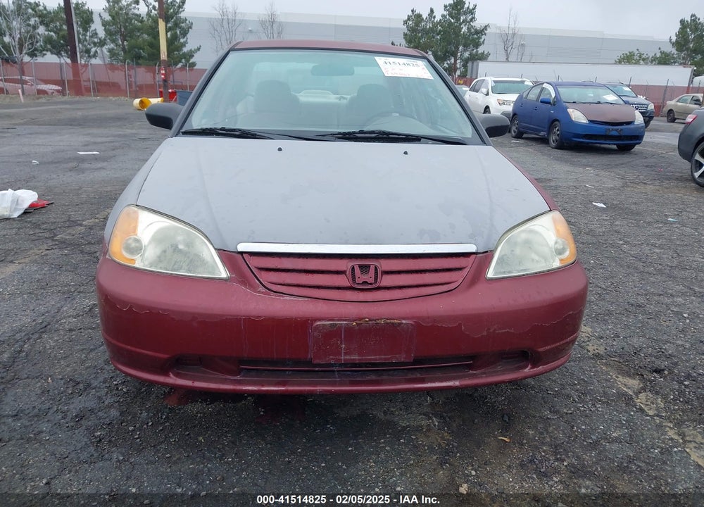 2002 HONDA CIVIC LX VIN: 2HGES165X2H557538
