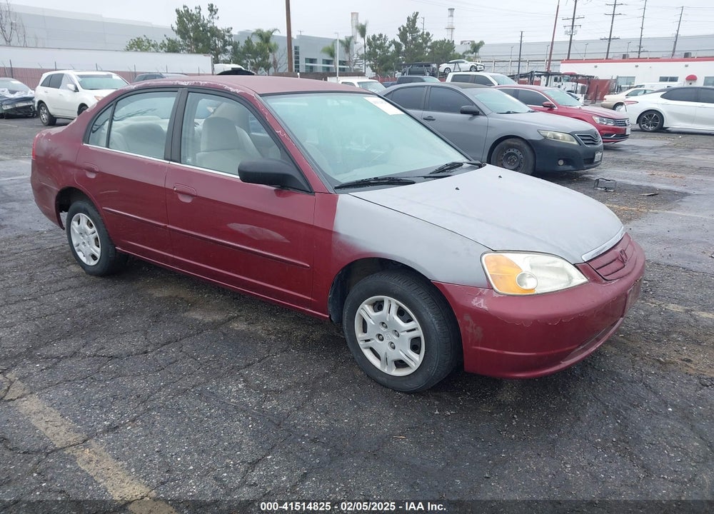 2002 HONDA CIVIC LX VIN: 2HGES165X2H557538