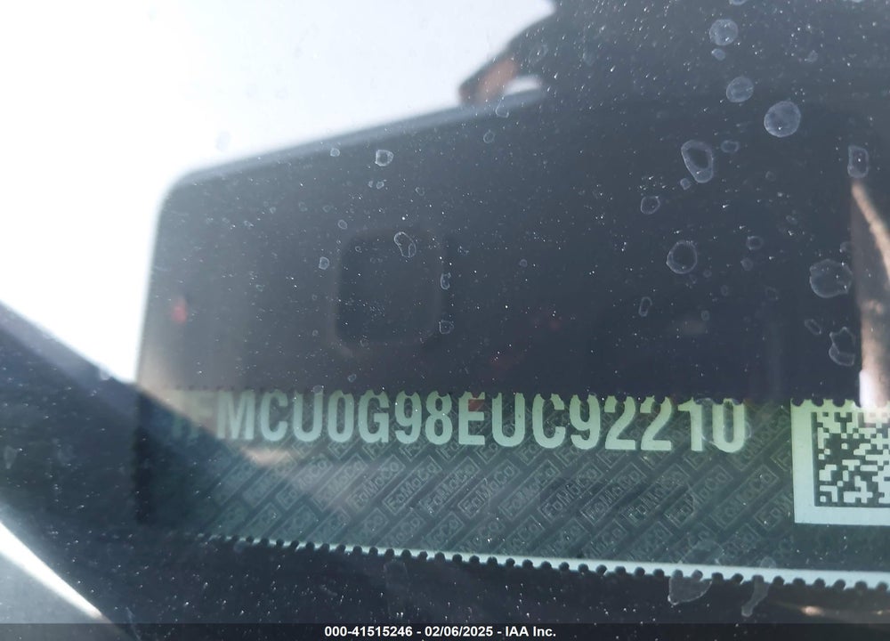 2014 FORD ESCAPE SE VIN: 1FMCU0G98EUC92210