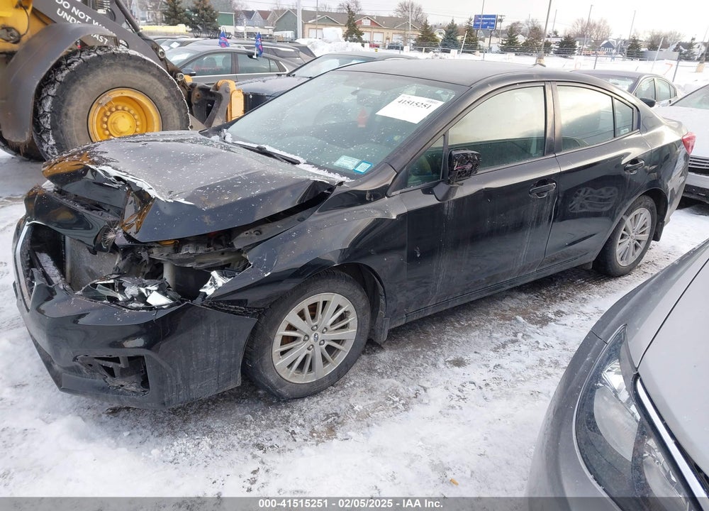 2017 SUBARU IMPREZA VIN: 4S3GKAB67H3627708