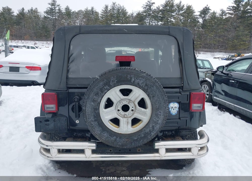 2008 JEEP WRANGLER X VIN: 1J4FA24178L626624