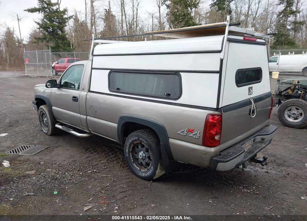 2003 CHEVROLET SILVERADO 1500 WORK TRUCK VIN: 1GCEK14V83Z194613