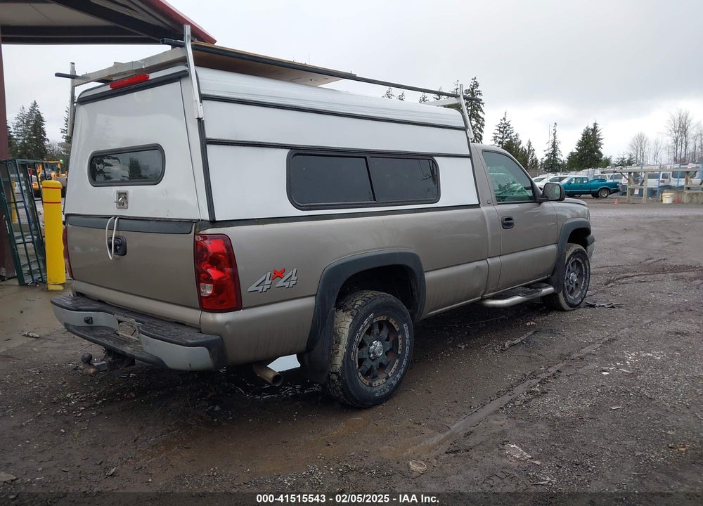 2003 CHEVROLET SILVERADO 1500 WORK TRUCK VIN: 1GCEK14V83Z194613