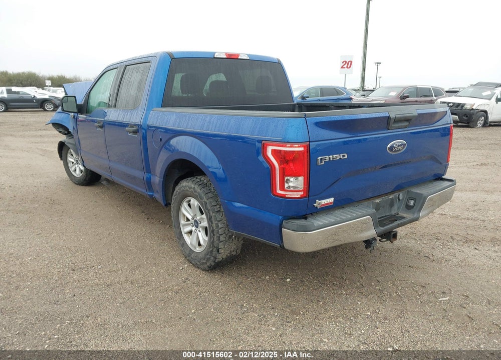2017 FORD F-150 VIN: 1FTEW1C81HKE14349