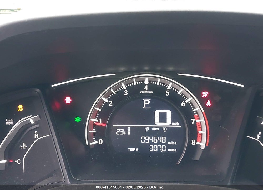 2017 HONDA CIVIC VIN: 2HGFC2F51HH504582