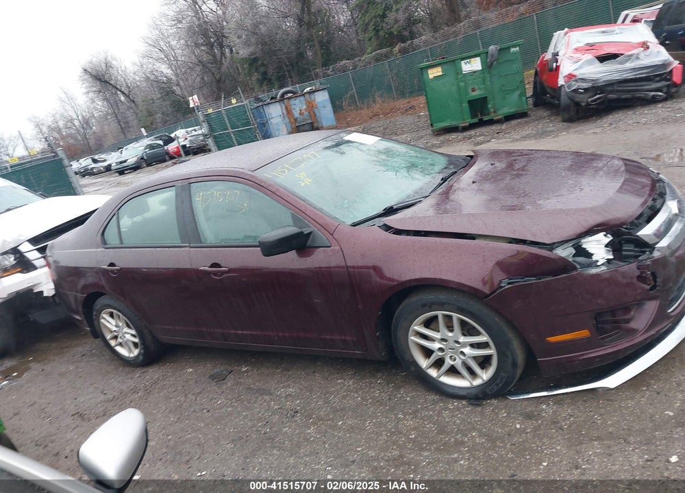 2012 FORD FUSION VIN: 3FAHP0GA5CR335360