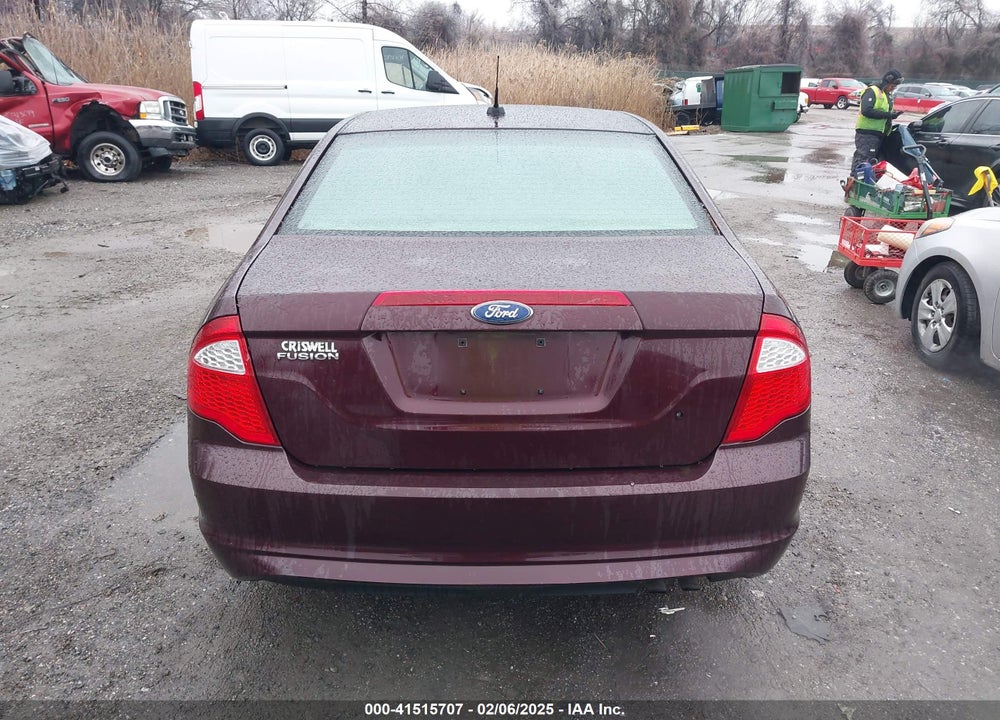 2012 FORD FUSION VIN: 3FAHP0GA5CR335360