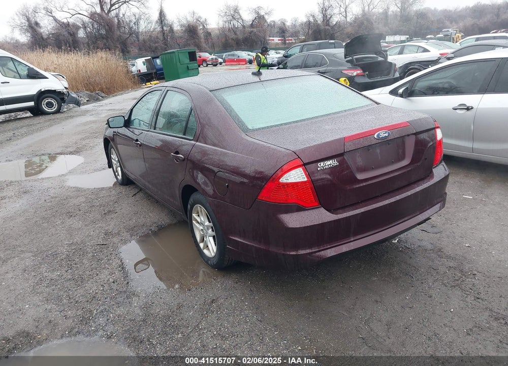 2012 FORD FUSION VIN: 3FAHP0GA5CR335360